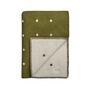 Røros Tweed Lammwolldecke Pastille 135 x 200 cm von Røros Tweed Green Moss