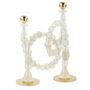 Pols Potten Kerzenhalter Beads von Pols Potten Weiss