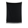 Røros Tweed Lammwolldecke Vega 150 x 210 cm von Røros Tweed Schwarz
