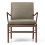 Carl Hansen & Søn OW 149 Chair mit Lederbezug von Carl Hansen & Son Terra Jade 20368, Walnuss geölt