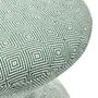 Pols Potten Polsterhocker Zig Zag Soft von Pols Potten Hellgrün