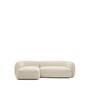 Kave Home 3-Sitzer Bouclé Sofa Martina von Kave Home Links, Off-White - Bouclé