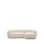 Kave Home 3-Sitzer Bouclé Sofa Martina von Kave Home Rechts, Off-White - Bouclé