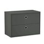 String Furniture Cabinet with Drawers Darkgrau, B: 58 cm, T: 30 cm