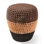 Pols Potten Striped Stool Dot von Pols Potten Dunkelbraun