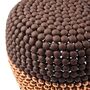 Pols Potten Striped Stool Dot von Pols Potten Dunkelbraun