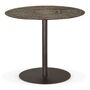 Ethnicraft_25936_Blend_dining_table_varnished_Minerals_Ray_Whisky_top_round_with_base_metal_Dark_Bronze