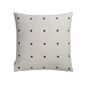Røros Tweed Lammwollkissen Pastille 50 x 50 cm von Røros Tweed Black and White