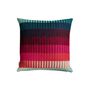 Røros Tweed Lammwollkissen Åsmund Gradient 50 x 50 cm von Røros Tweed Rot/Türkis
