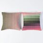 Røros Tweed Lammwollkissen Åsmund Gradient 50 x 50 cm von Røros Tweed Rosa/Grün