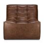 Ethnicraft N701 Modulsofa 1 Sitzer 1-Sitzer / B: 91 cm, Chestnut