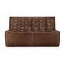 Ethnicraft N701 Modulsofa 2-Sitzer 2-Sitzer / B: 140 cm, Chestnut