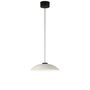 Santa & Cole Pendelleuchte HeadLed Metallic S von Santa & Cole White, 3 M / 118.1", Black Surface Dimmable 1-10V