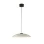 Santa & Cole Pendelleuchte HeadLed Metallic M von Santa & Cole White, 8 M / 315", Black Surface Dimmable 1-10V