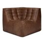 Ethnicraft N701 Modulsofa 90° Ecke eckig 90° Ecke / eckig, Chestnut