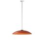Santa & Cole Pendelleuchte HeadLed Metallic M von Santa & Cole Hematite Red, 3 M / 118.1", White Built-In (Not Dimmable)