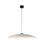 Santa & Cole Pendelleuchte HeadLed Metallic L von Santa & Cole White, 8 M / 315", Black Surface Dimmable DALI