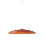 Santa & Cole Pendelleuchte HeadLed Metallic L von Santa & Cole Hematite Red, 3 M / 118.1", White Built-In (Not Dimmable)