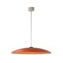 Santa & Cole Pendelleuchte HeadLed Metallic L von Santa & Cole Hematite Red, 8 M / 315", White Surface Dimmable DALI