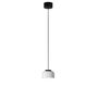 Santa & Cole Pendelleuchte HeadLed Ceramic S von Santa & Cole Hellrosa RAL 3015, White, Weiss / Weiss, 3 M / 118.1", Black Surface Dimmable 1-10V