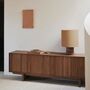 Ethnicraft_Pillar_sideboard_varnsihed_teak_Wild_Brown_2_doors_Lifestyle