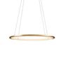 Santa & Cole Pendelleuchte Nimba 120 von Santa & Cole Hellrosa RAL 3015, Weiss / Weiss, Golden finish. Dimmable 1-10V