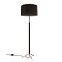 Santa & Cole Stehleuchten Pie de Salón G2 von Santa & Cole Black Ribbon, Chrome-Plated