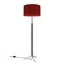 Santa & Cole Stehleuchten Pie de Salón G2 von Santa & Cole Red-Amber Ribbon, Chrome-Plated