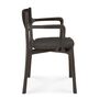 Ethnicraft_11575_PI_Stuhl_varnished_teak_Dark_Braun_mit_Armelehn