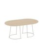 Muuto Couchtisch Airy von Muuto Lacquered Oak Veneer / Off-White, Medium