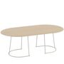 Muuto Couchtisch Airy von Muuto Lacquered Oak Veneer / Off-White, Large