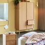 Huebsch Schrank Eiche Fsc Natur 100X52X180Cm