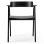 Gazzda_Flip_Stuhl_Lackeierte_Eichenholz_Ral9005_Black