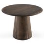 Gazzda Mushroom Beistelltisch von Gazzda Eiche geölt - Geräucherte Eiche Öl,  Ø: 55 cm / H: 40 cm