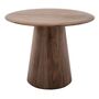 Gazzda Mushroom Beistelltisch von Gazzda Nussbaum geölt - Natur geölt,  Ø: 55 cm / H: 40 cm
