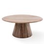 Gazzda Mushroom Couchtisch von Gazzda Nussbaum geölt - Natur geölt