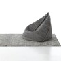 Gan-Rugs Sail Pouf von Gan Rugs Schwarz