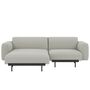 Muuto Modular 2-Sitzer Sofa mit Chaiselounge In Situ von Muuto Clay 12, Chaiselounge links