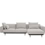 Muuto Modular 3-Sitzer Sofa mit Chaiselounge In Situ von Muuto Clay 12, Chaiselounge rechts