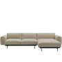 Muuto Modular 3-Sitzer Sofa mit Chaiselounge In Situ von Muuto Ecriture 240, Chaiselounge rechts