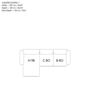 Muuto Modular 3-Sitzer Sofa mit Chaiselounge In Situ von Muuto 