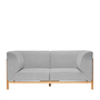Hübsch  Moment 2 Sitzer Sofa von Hübsch Grau
