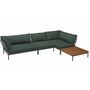 Houe Houe LEVEL 2 Kombination 08 - Outdoor Sofa Dark Grey, Alpine Heritage 44