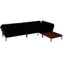 Houe Houe LEVEL Kombination 08 - Outdoor Sofa Dark Grey, Char Heritage 68
