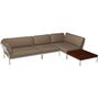 Houe Houe LEVEL Kombination 08 - Outdoor Sofa Muted White, Ash Heritage 92