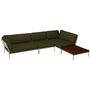 Houe Houe LEVEL Kombination 08 - Outdoor Sofa Muted White, Leaf Heritage 42