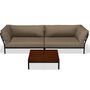 Houe Houe LEVEL 2 Kombination 07 - Outdoor Sofa Dark Grey, Ash Heritage 92