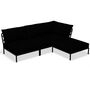 Houe Houe LEVEL 2 Kombination 06 - Outdoor Sofa Dark Grey, Char Heritage 68