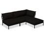 Houe Houe LEVEL 2 Kombination 06 - Outdoor Sofa Dark Grey, Dark Grey Basic 98