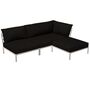 Houe Houe LEVEL 2 Kombination 06 - Outdoor Sofa Muted White, Dark Grey Basic 98